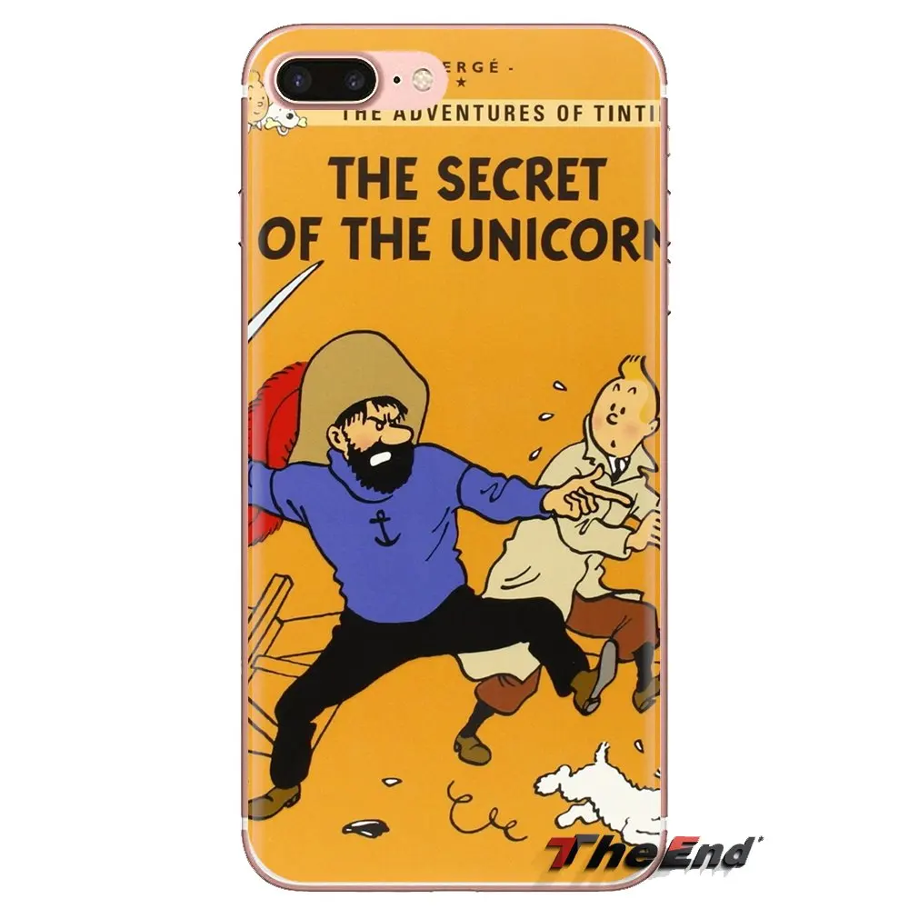 The Adventures of Tintin For Huawei Honor 5A LYO-L21 Y6 II Compact Y5 2 Y5II Mate 10 Lite Nova 2i 9i Transparent TPU Case Covers |