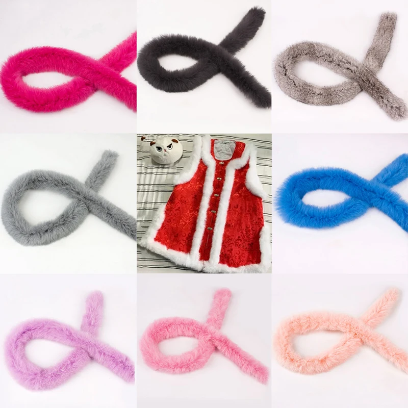 Лента из натурального кроличьего меха 1 м |