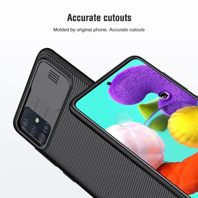 

Nillkin Slide Case For Samsung Galaxy A51 A71 Cover Luxury Back Coque PC Hard Shockproof Bumper Cases For Samsung A51 A 51 Etui