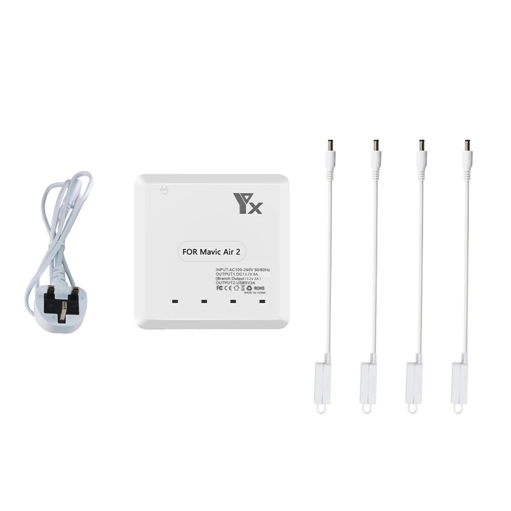 

6 в 1 быстрая домашняя дорожная батарея с кабелем питания зарядное устройство аксессуары зарядный концентратор пульт дистанционного управл...