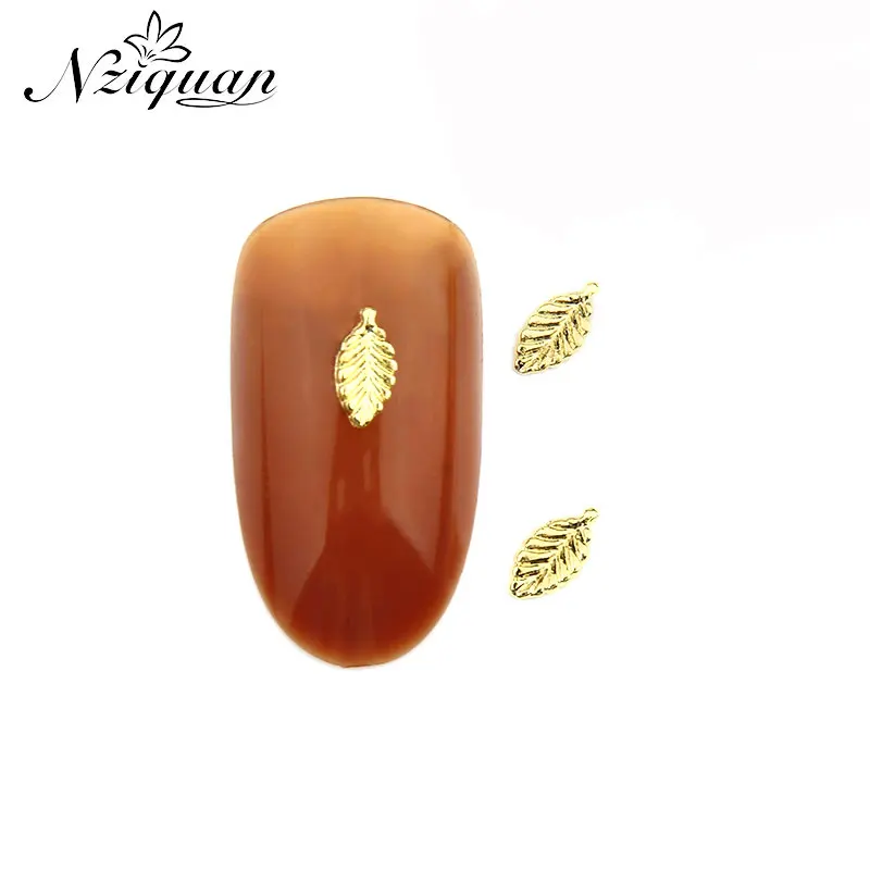 

Ограниченная продажа NIZIQUAN3.5 * 6mm2 0 шт./пакет NIZIQUAN3D сусальное золото опавших листьев, с металлическим декором, DIY аксессуары для ногтей