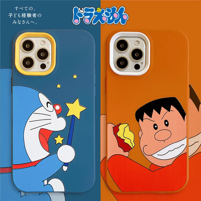 Чехол для телефона Doraemon Takeshi g из ТПУ с аниме для iPhone 11, 12 PRO, Max, X, XR, XS, 7, 8 Plus, милый защитный чехол для смартфона