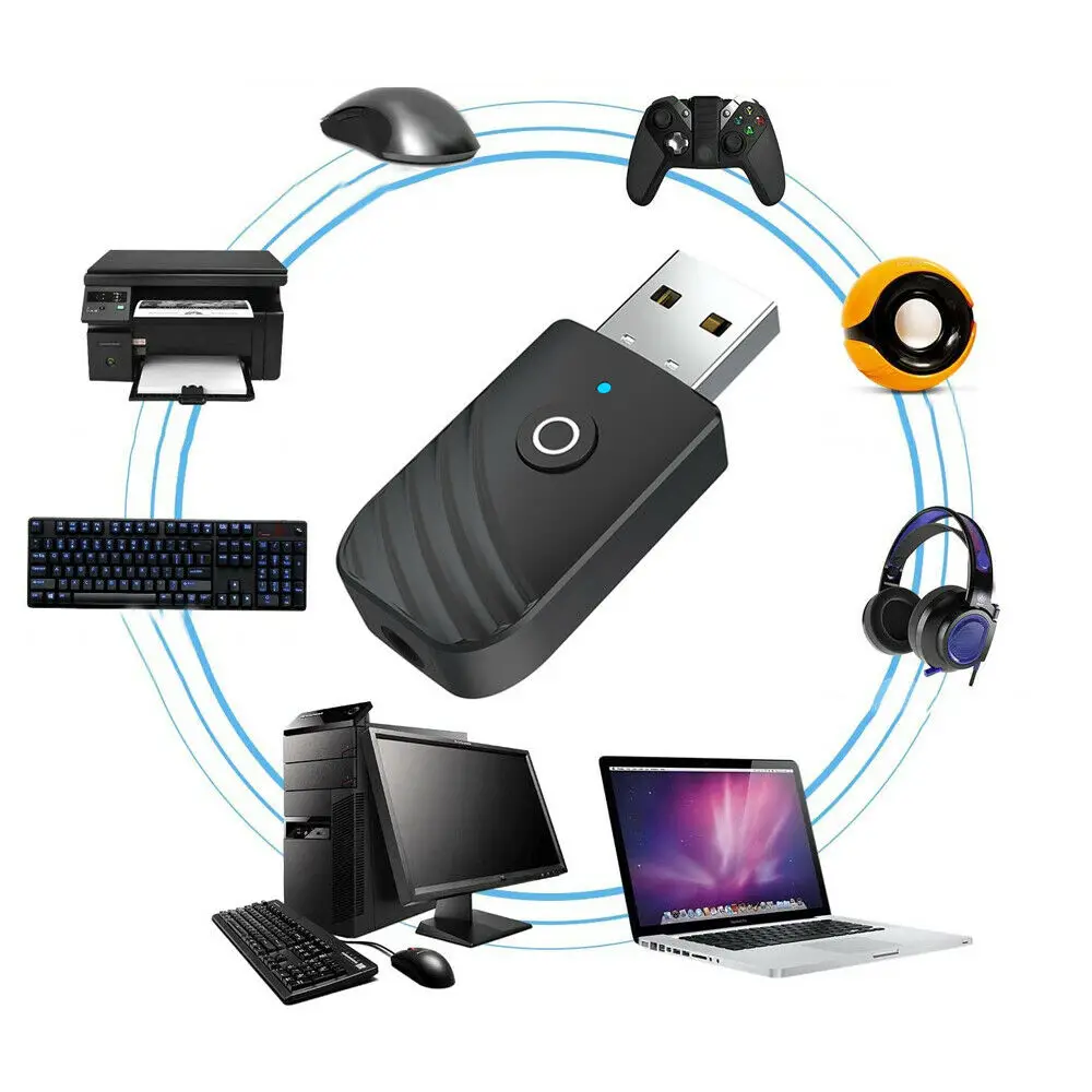 

Беспроводной USB-передатчик 3 в 1 с поддержкой Bluetooth 5,0 и штекером 3,5 мм