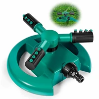 360 degree automatic rotating garden sprinkler watering lawn rotary nozzle sprinkler for yard plant irrigation and kids playing