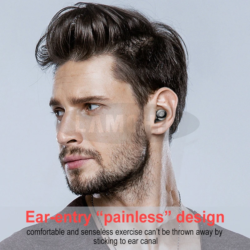 Беспроводные наушники Bluetooth 5,0, IPX7, водонепроницаемые, 9D, стерео, спортивные, TWS, Bluetooth наушники с 4000 мАч, внешний аккумулятор, наушники