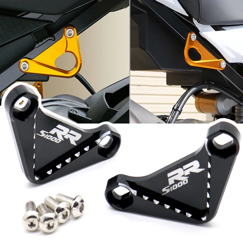 

Rear Foot Rest For BMW S1000R 2017 2018 S 1000 R RR S1000RR 2015 HP4 2012 2014 CNC Motorcycle Accessories Rests Footrest Plate