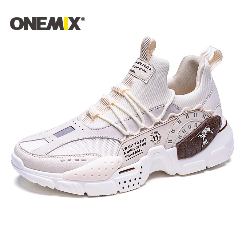 ONEMIX 2020 новые мужские кроссовки кожа амортизирующая спортивная обувь Мужская