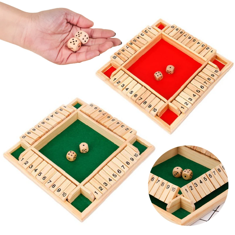 

Fashion Wooden Board Games Box Puzzle Board 4 Player Wooden Table Family Games