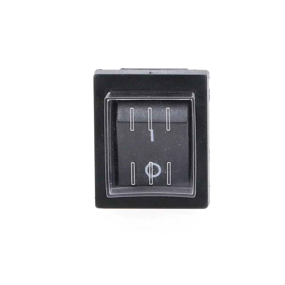 black and cap KCD2 кулисный переключатель ВКЛ-ВЫКЛ 2 положения 4 Pin DPST электрооборудование с светильник выключатель питания 16A 250VAC 20A 125VAC цепной переключатель - Цвет: black and cap