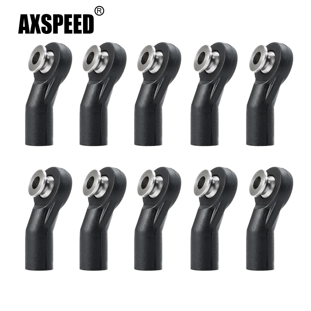 

AXSPEED 10 шт. M3 пластмассовая рулевая тяга шаровая Головка шарнирный конец CW нитка для 1/10 RC гусеничные игрушки модель автомобильные детали