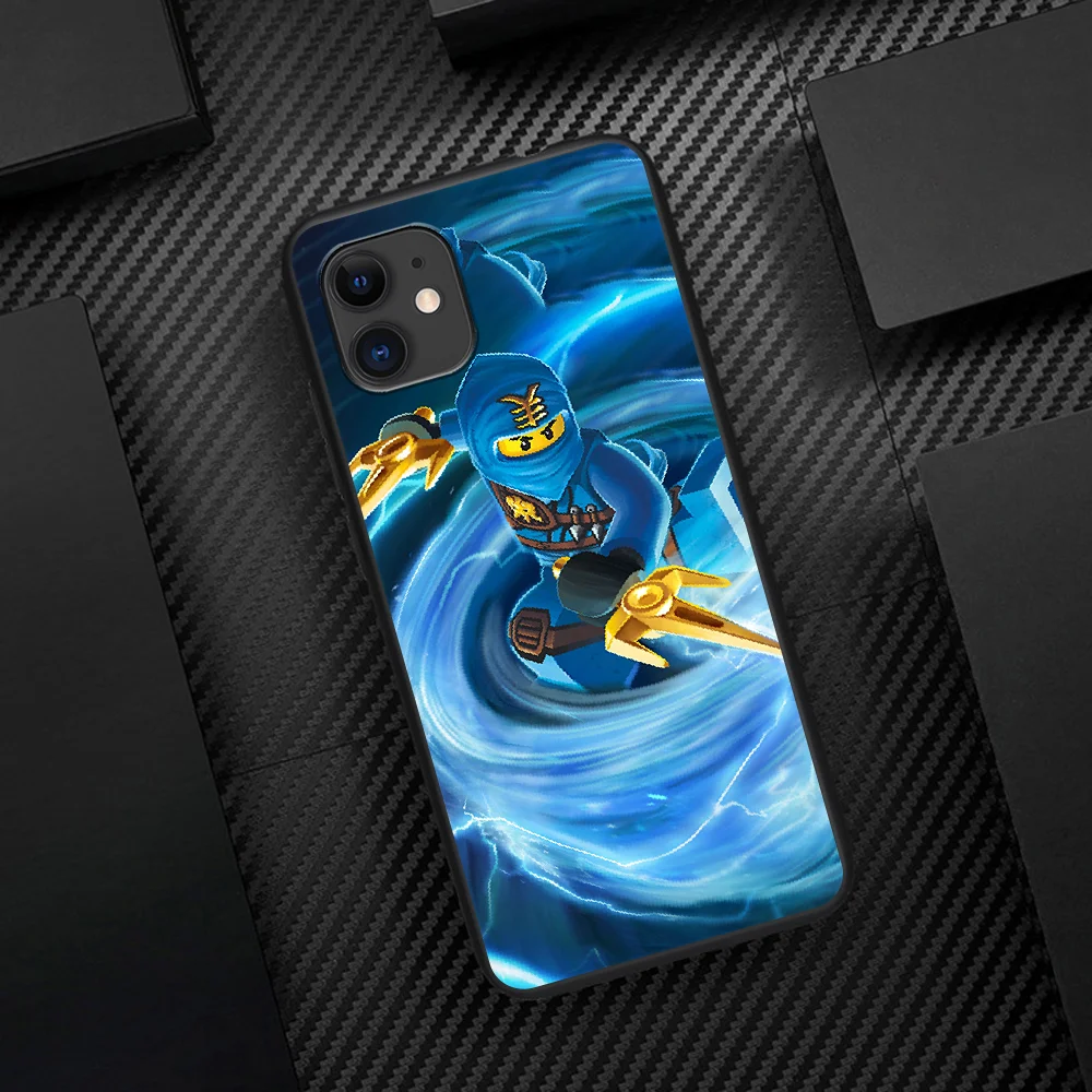 

Legos Ninjago Phone Case For Iphone 5 5S SE 2020 6 6S 7 8 Plus 11 12 Mini X XS XR Pro Max black Coque Tpu Cell Painting Cover