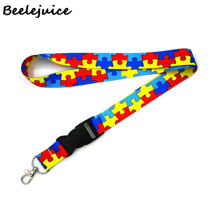 

Брелок Beetlejuice с принтом аутизма