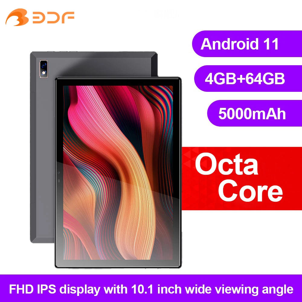 2022 New 10.1 Inch Tablet 4G Network Octa Core Tablet PC 4GB RAM 64GB Tablets Dual SIM Cards Wifi GPS Tablette Type-C Android 11