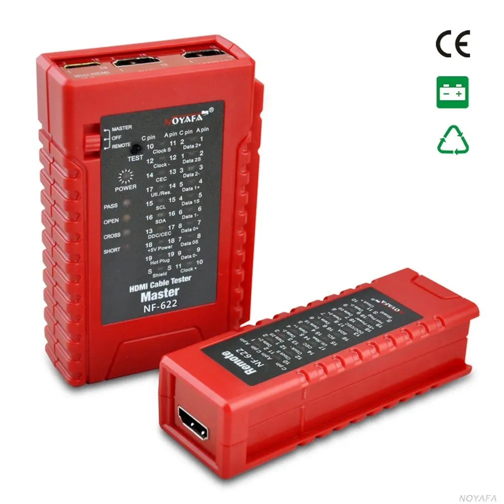 NOYAFA NF-622 HDMI провода тестер HD детектор проверка беспорядок короткий открытый и