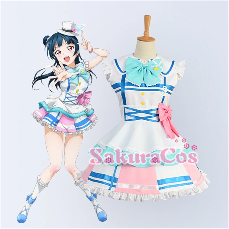 Платье для косплея Love Live Sunshine Aqours All Memders вечерние платья Ruby Dia Watanabe You Cos |