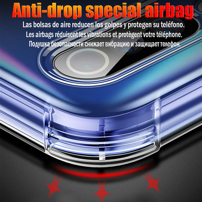 Shockproof Case For Xiaomi Redmi 4A 4X 5A 6A 7A 8A 9A 9C 10X K20 K30 K30i Note 4 4X 5 6 7 8 8T 9 Pro Max 9s Back Cover