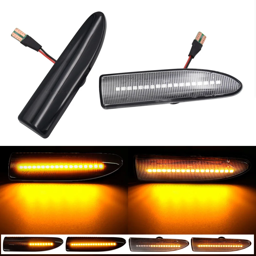 

2 шт., Автомобильные Светодиодные поворотники для Jaguar X-Type 2002 2003-2004