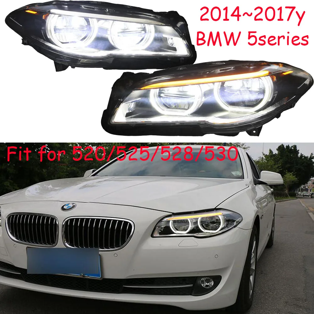 2 шт. 2014 ~ 2017y головной светильник для BMW 520 525 528 530 Дневной автомобильные аксессуары