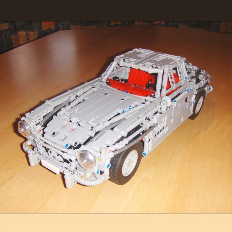 Buildmoc 300SL ི Gullwing Supercar Racers автомобили Спортивная модель автомобиля строительные
