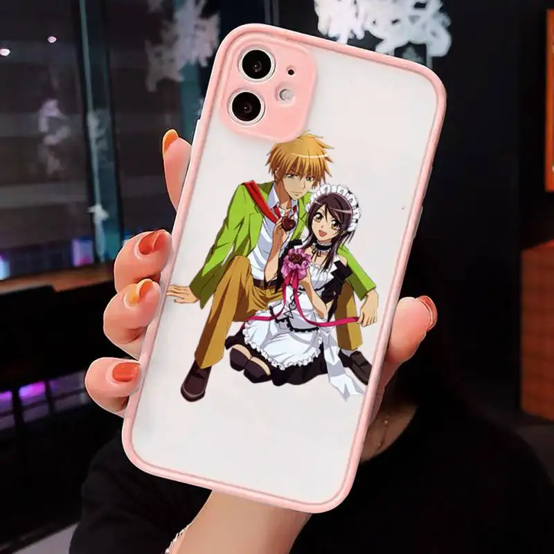 

Maid Sama anime manga luxury Phone Cases funda matte transparent For iphone 7 8 11 12 plus mini x xs xr pro max cover