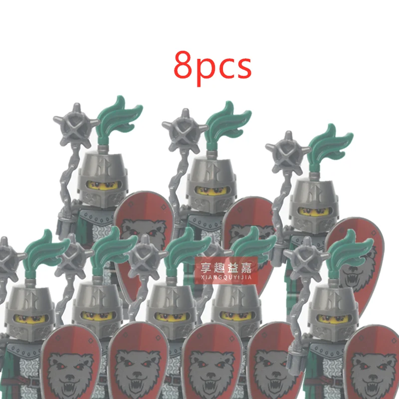 8 шт. Детский конструктор Королевский рыцарь | Игрушки и хобби