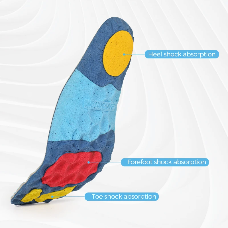 BANGNI Ice Silk Insoles Memory Foam Comfort Shoe Pads Arch Support Plantar Fasciitis Inserts Sports Cushion for Women Men Feet