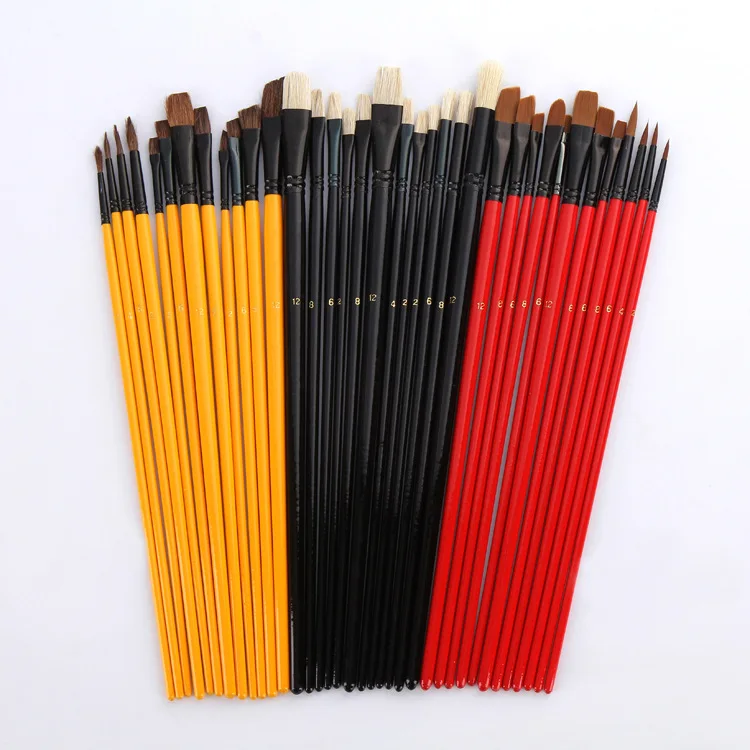 36 шт./набор кисти кисть холщовый мешок профессиональное Искусство Ручная роспись