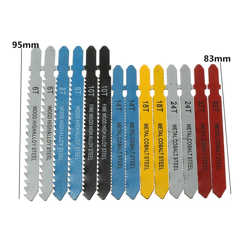 Набор лезвий для резки 14 шт. Т хвостовик в ассортименте набор металлических