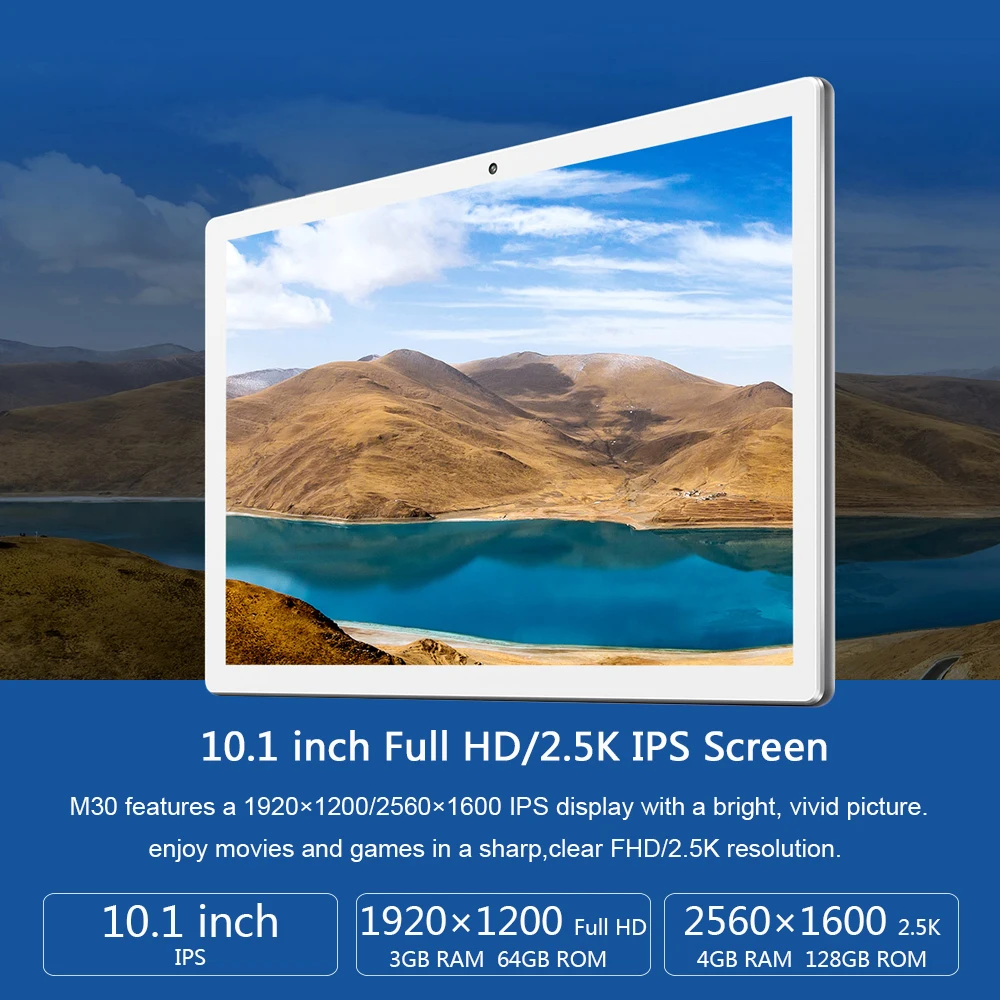 Teclast M30 10 1-дюймовый планшет 2560x1600 2 5 K IPS-экран 4G фаблет десятиядерный MT6797 X27 4 Гб ОЗУ