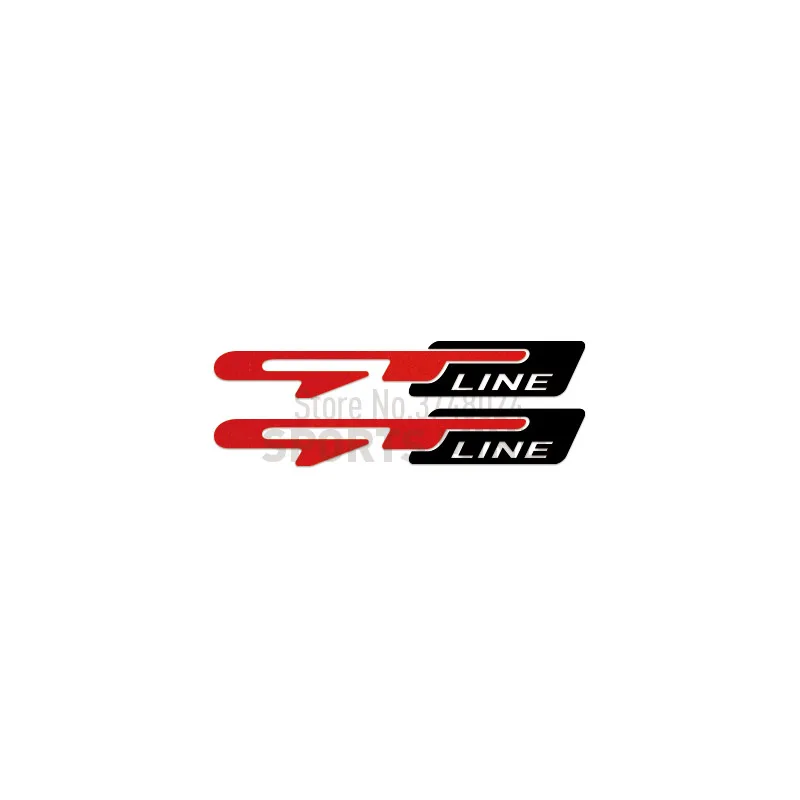Наклейка для автомобиля 2 X GT Line наклейка Стайлинг Kia Sportage Rio Sorento Ceed Cerato K3 K5 Picanto Renault
