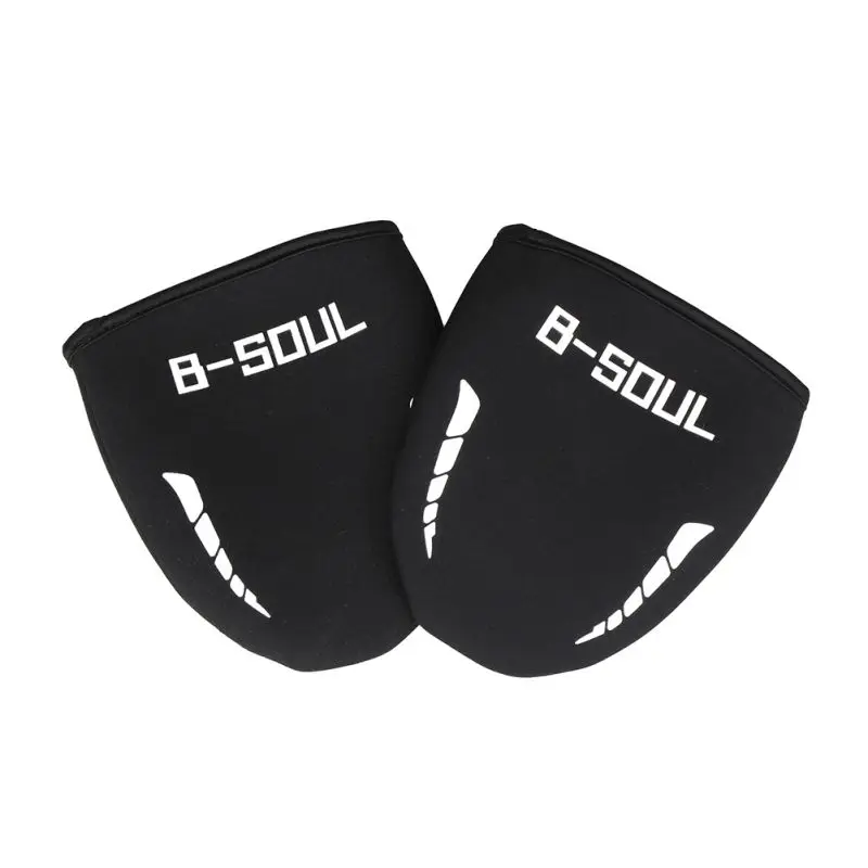 

2pcs Cycling Sports Black Nylon Warm Windproof Bicycle Shoe Covers Toe Cap Half Overshoes Shoe Covers Boot Cases Overshoe