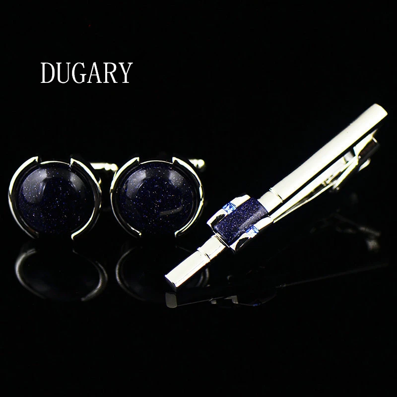 DUGARY Зажимы для галстука stickpin Подарочный зажим мужские запонки obsidian квадратные