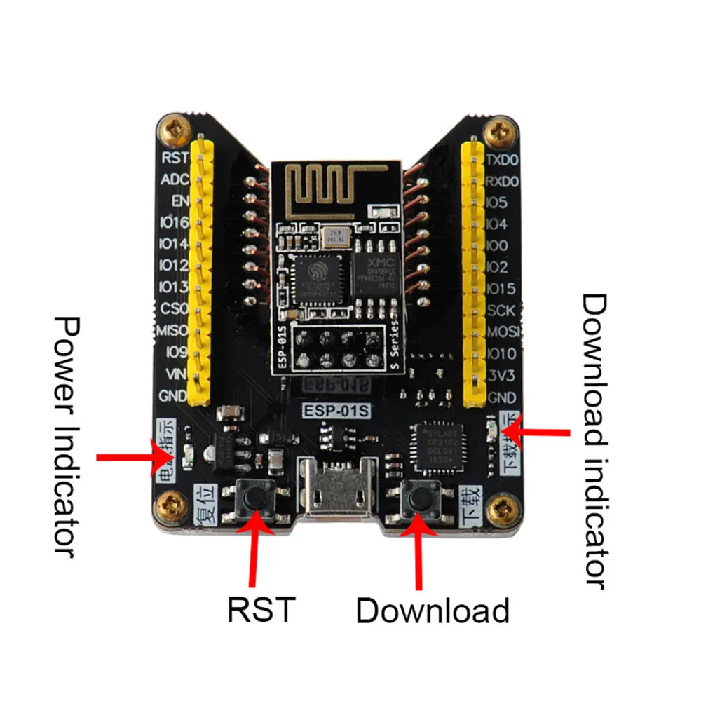 ESP8266 кодовая горелка + ESP-01S серийный wifi беспроводной приемопередатчик модуль (ESP-01