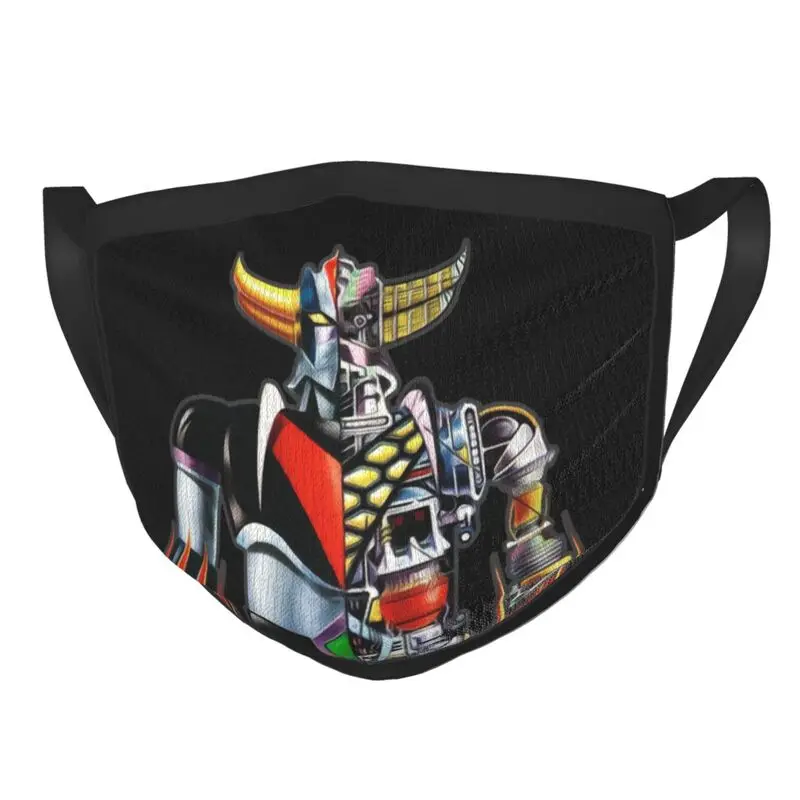 

UFO Robot Grendizer Face Mask Adult Men Anti Dust Mazinger Goldrake Mask Protection Cover Respirator Breathable Mouth Muffle