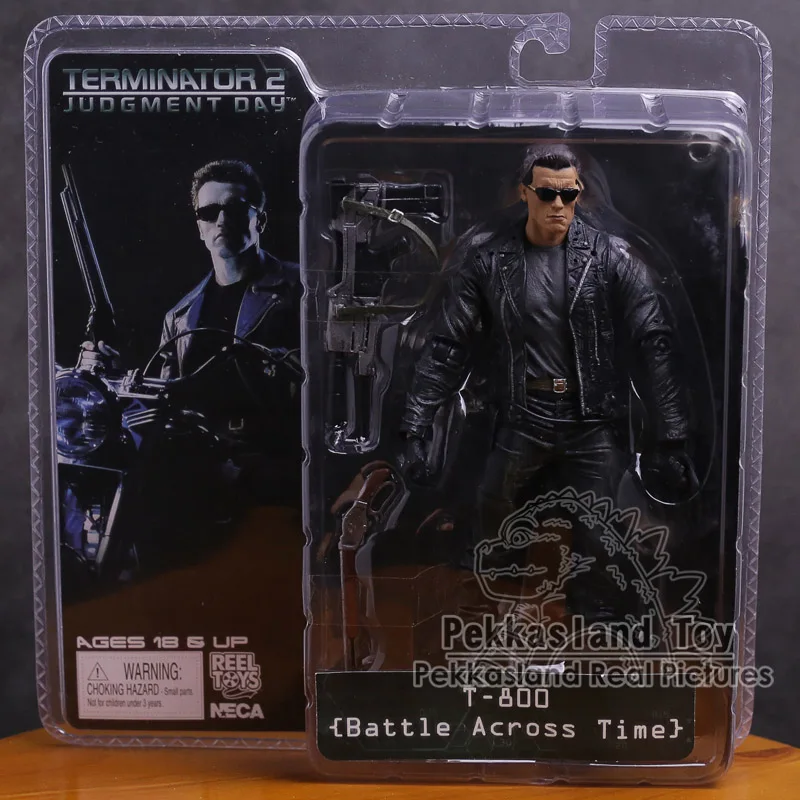 Фигурка эндоскелет NECA The Terminator T 800 1000 ПВХ коллекционная игрушка 7 дюймов 18