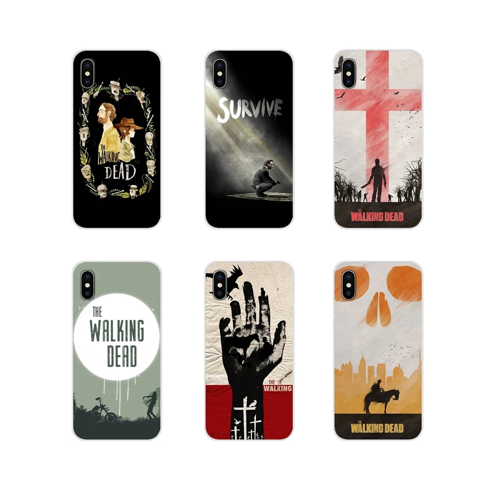 Для Xiaomi Mi4 Mi5 Mi5S Mi6 Mi A1 A2 A3 5X 6X 8 CC 9 T Lite SE Pro аксессуары чехлы для телефонов Чехлы Walk Dead