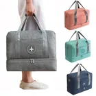 Мужская сухая и влажная сумка для путешествий, Пляжная водонепроницаемая сумка для обуви, женская сумка для хранения купальников, сумка для мытья, чемодан для фитнеса