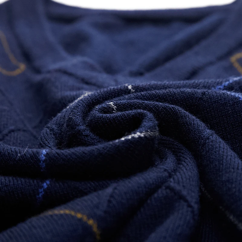 Новинка модный брендовый свитер для мужчин модель Жилеты Пуловеры облегающие