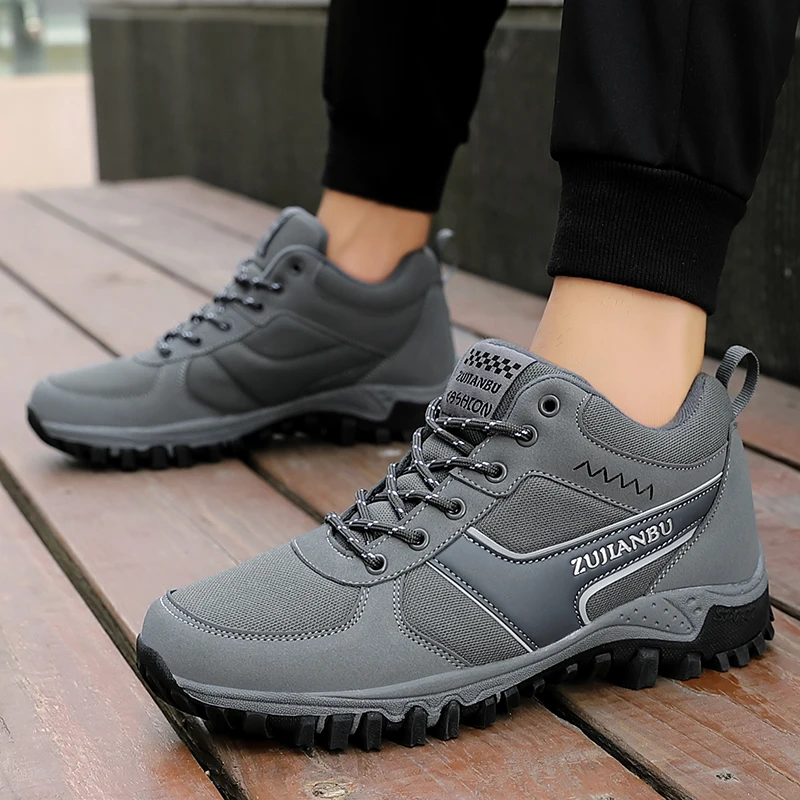 Мужские и женские зимние походные ботильоны бутсы ботинки Уличная обувь для