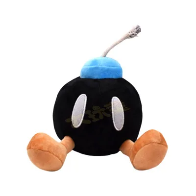 

New Cute Classical Game Super Mario Bob Omb Plush 12CM Kids Stuffed Toys For Children Gifts