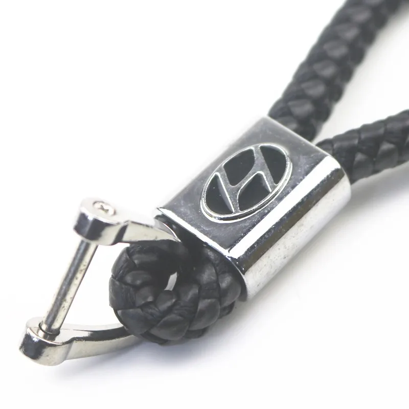 Автомобильный Стайлинг 3D Металл + кожа эмблема автомобильный брелок держатель