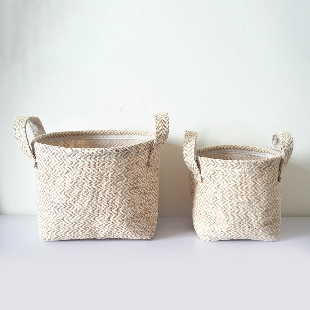 Новинка плетеная корзина для детской одежды складной горшок сада с ручкой белья