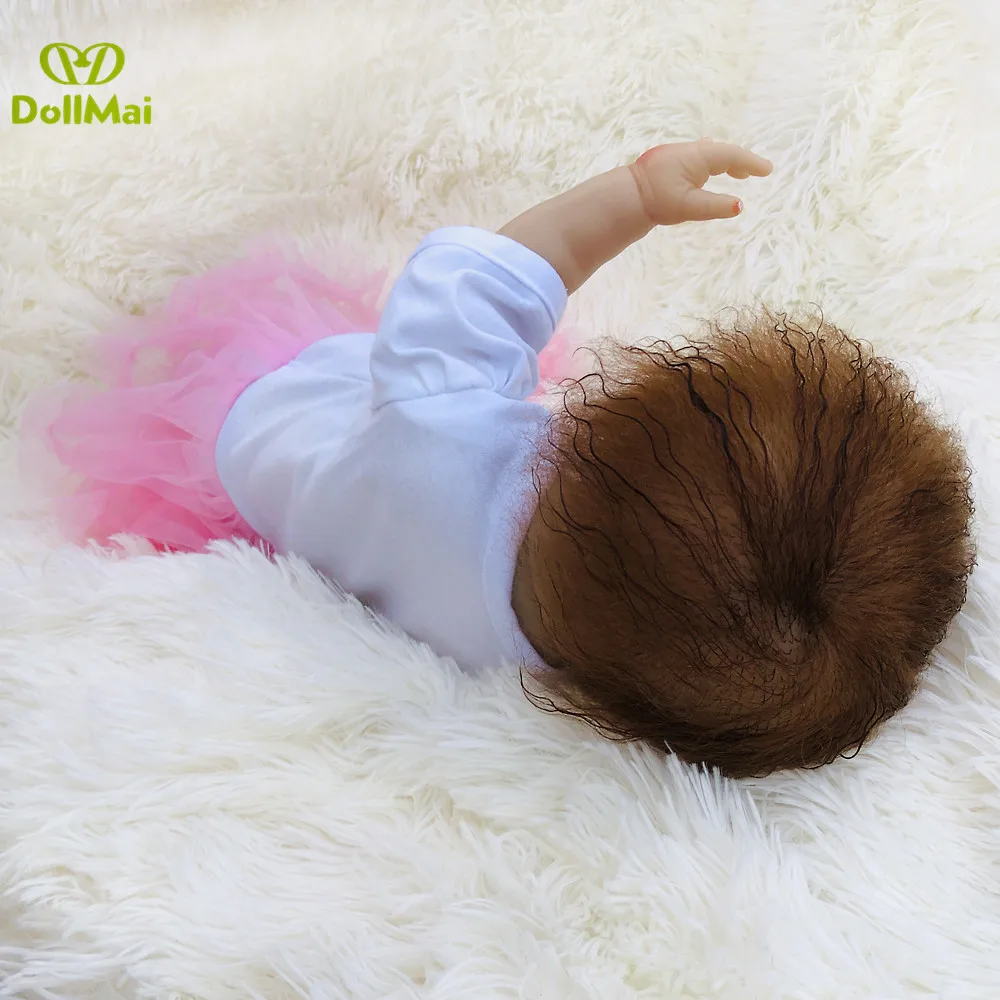 22 дюйма кукла Bebe Reborn baby Girl настоящая полноразмерная силиконовая виниловая Кукла