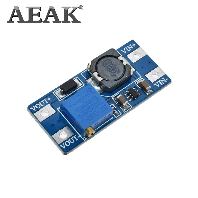 1 шт. Модуль повышения мощности MT3608 2A Max от 3 до 5 В В/9 В/12 В/24 В|power module|dc-dc step upstep up |