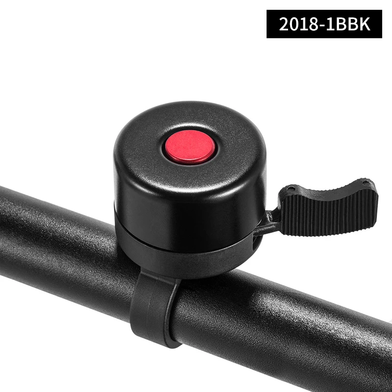 2018-1BBK Rockbros велосипедный велосипед велосипедный Звонок алюминиевый обычный Классический Руль колокол кольцо звук MTB дорожный велосипед Рог Аксессуары для велосипеда - Цвет: 2018-1BBK