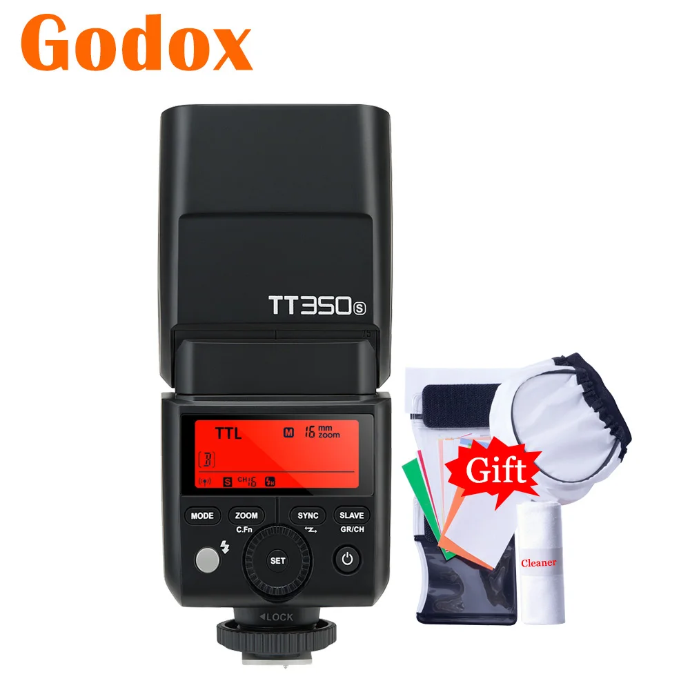 Вспышка Godox TT350S TT350 S 2 4G TTL GN36 для камеры Sony беззеркальная камера A6000 A6500 A7RIII A7SII A9 A68