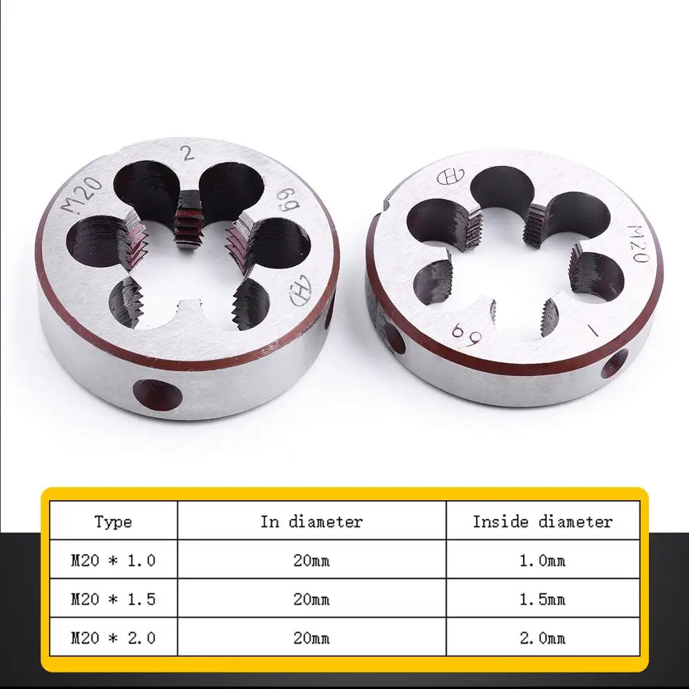 Горячая Распродажа 3 шт./компл. M20 круглые штампы высокого качества HSS * 1 5 2