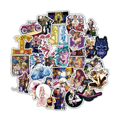 50 шт. Dio Jotaro Kujo Joseph Buro Bucciarati JOJO анимация вокруг чудесные наклейки на тему путешествий наклейки для автомобилей - Цвет: B