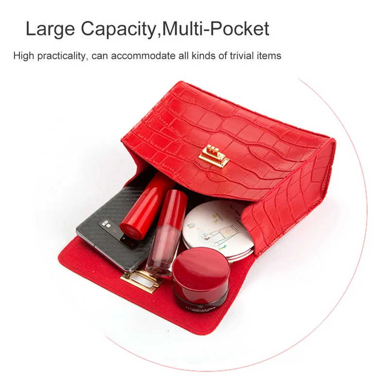 

New Pearl Bag Female PU Leather Shoulder Bags For Women 2021 Designer Crocodile Pattern Mini Small Flap Bag Purse And Handbags