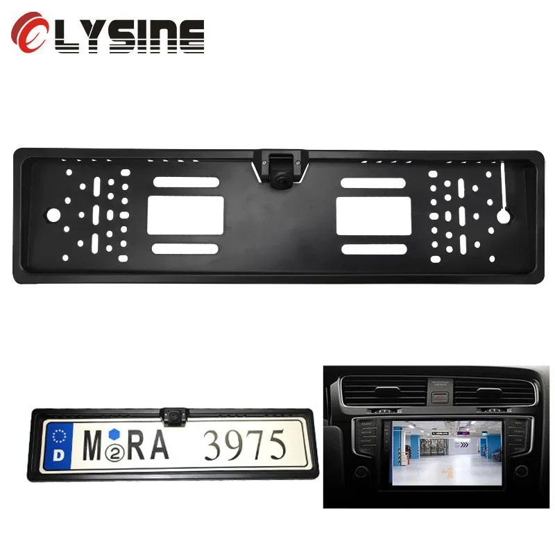 AHD 1080P камера заднего вида с номерным знаком ЕС для автомобильных мониторов